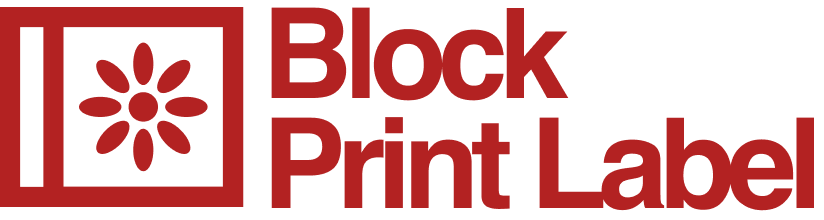 Block Print Label